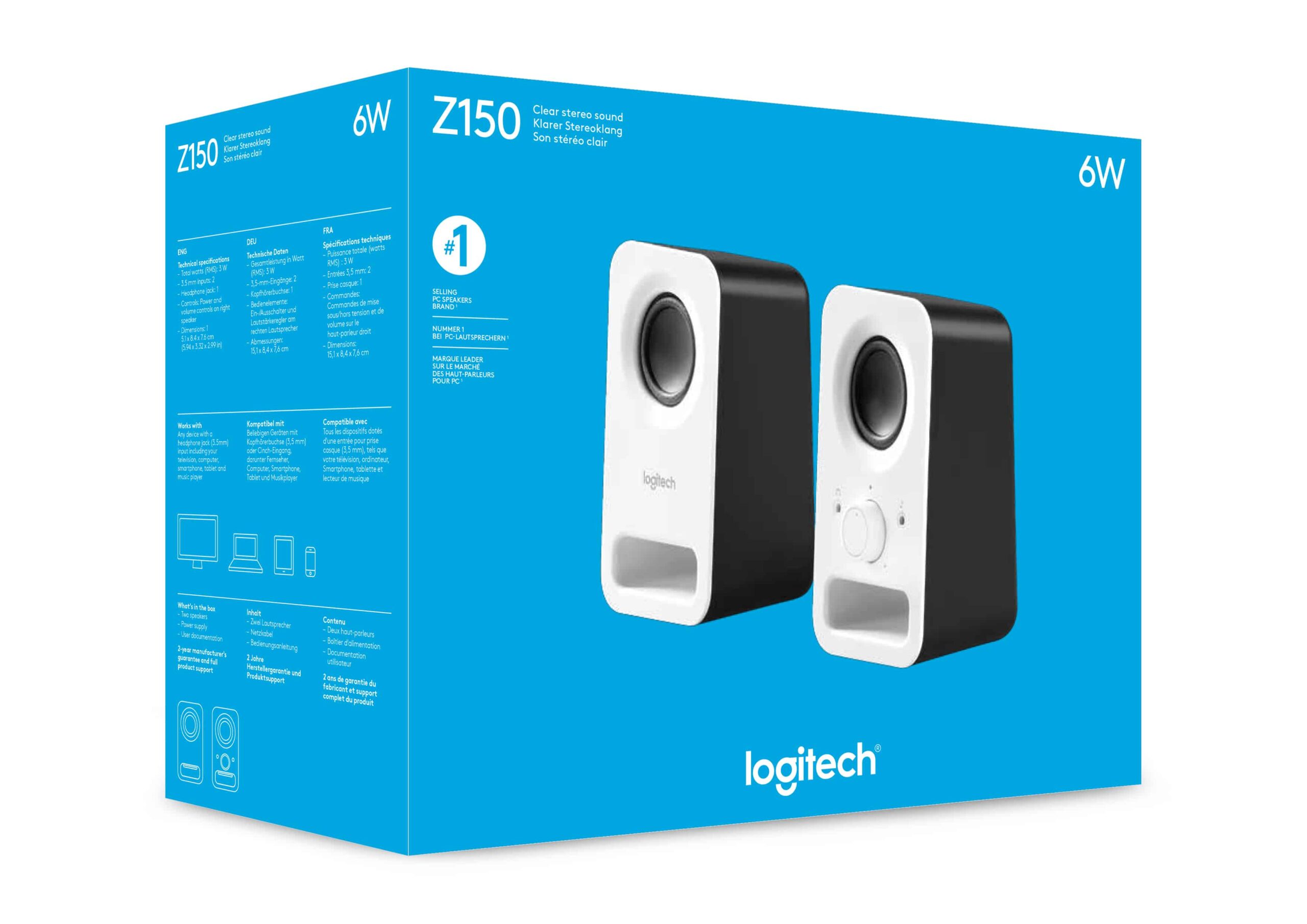 Logitech Z150 Haut-Parleurs- (Blanc) – Image 5